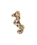 Origami Owl Charm (new) GOLD CRYSTAL SEA HORSE - CH3582 - £7.06 GBP