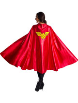 Rubies Womens Dc Comics Deluxe Wonder Woman Cape, As Shown, One Size - £89.60 GBP