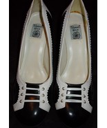 Summer Rio Black &amp; White Pumps Size 7 Gently Worn  - $17.76 CAD