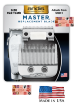 ANDIS Master Adjustable OEM Replacement Clipper Blade FIT:ML 01557 01690 22TEETH - $43.99