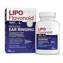 Lipo Flavonoid Plus, Nighttime PM Tinnitus Relief for Ringing Ears - £14.37 GBP