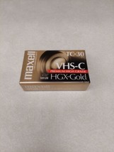 Maxell VHS-C TC-30 HGX-Gold Camcorder Blank Video Cassette Tape Vintage  - £10.12 GBP