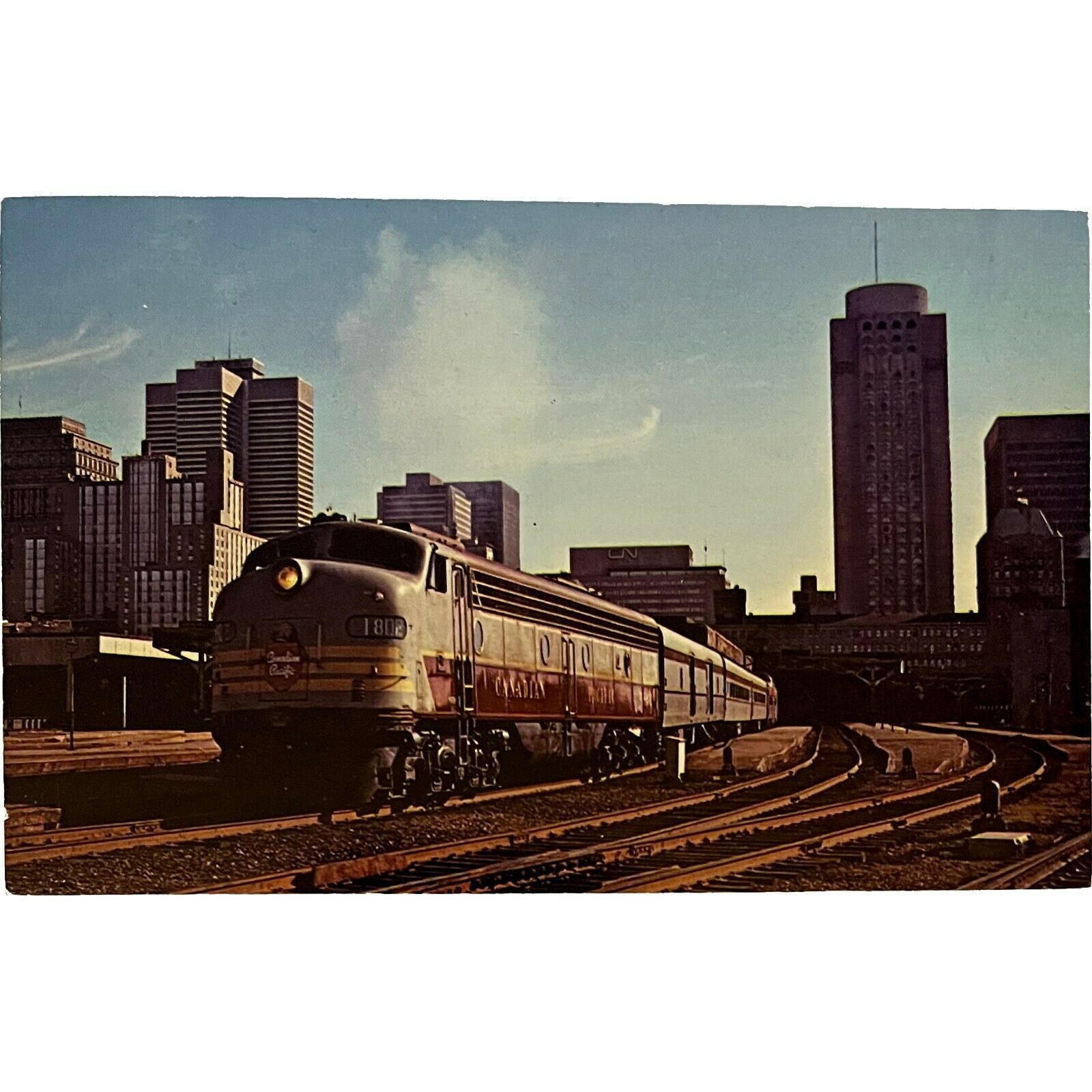 Primary image for Postcard Locomotive, The Canadian Pacific 1802, GM, Montreal, Quebec City