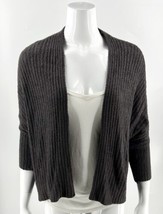Barefoot Dreams Cardigan Sweater Size XXS / XS Dark Gray Dolman Cozychic Lite - £34.26 GBP