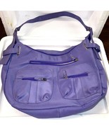 Purse Shoulder Bag  Girls Women zippered pockets  solid Blue Great For B... - $347.53 MXN