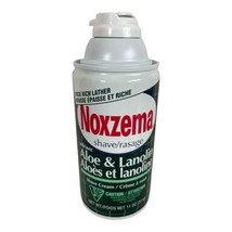 Noxzema Medicated Shave Cream With Aloe &amp; Lanolin 11 oz Can New No cap - £45.38 GBP