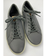 Men&#39;s 11 11.5 45 Ecco Soft 7 Urban Shoes Sneaker Gray Perforated Leather... - $69.29