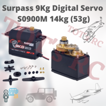 SURPASS HOBBY S0900M 9kg Metal servo TREX 600 1/10 1/8 RC Car/Airplane/Boat - $261.52 MXN
