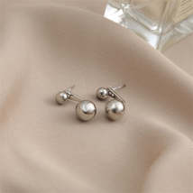 Silver-Plated Ball Ear Jackets - £10.17 GBP