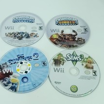 Nintendo Wii Games Lot of 4 Bundle Skylanders Spyro Smurfs 2 Sims 3 - £18.29 GBP