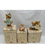 Lot Of (3) 1997 Members Only Cherished Teddies Eleanor Blaire And Bernard - $337.48 MXN