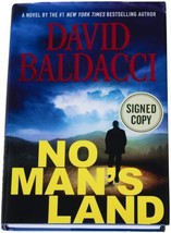 David Baldacci No Mans Land Signed 1ST Edition Book Army Action Thriller 2016 Hc - £19.41 GBP