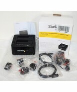 StarTech USB 2.5&quot; &amp; 3.5&quot; SATA Hard Drive Standalone Duplicator Dock ~ Ne... - $82.30 CAD