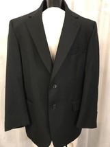 Jos. A. Bank Men&#39;s Blazer Signature Collection Black Lined Wool Blazer Size 42S - £58.35 GBP