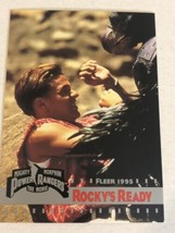 Mighty Morphin Power Rangers The Movie 1995 Trading Card #70 Rocky’s Ready - £1.52 GBP