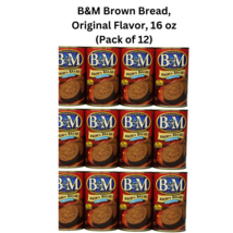 B m brown bread  original flavor  16 oz  pack of 12  thumb200