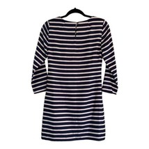 Women’s J.Crew Striped Dress Quarter Length Sleeve Shirt Size 0 100% Polyester - £17.69 GBP
