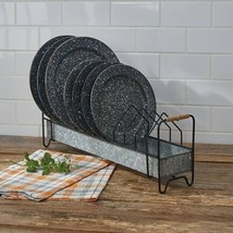 Plate Drying Rack in galvanized metal - $42.00