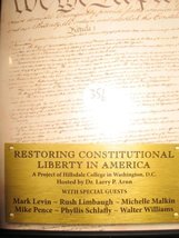 RESTORING CONSTITUTIONAL LIBERTY IN AMERICA (ONE DVD) [DVD-ROM] dr larry... - £5.78 GBP