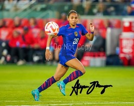 Alyssa Thompson Signed Photo 8X10 Rp Autographed Picture * Womens Soccer Phenom - £15.80 GBP