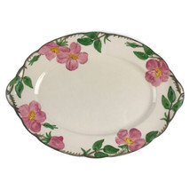 Vintage Franciscan Desert Rose Oval Serving Platter Made California USA 35 14&quot;  - £22.35 GBP