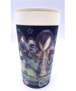 Dallas Cowboys Holographic Stadium Cup Vintage 3D Williams Woodson Coakl... - £22.01 GBP