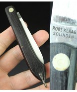 vintage Robt Klass pocket knife Solingen rostfrei wood ESTATE SALE - $79.99