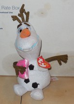 Ty Beanie Baby Disney Frozen OLAF 6&quot; plush toy - £7.91 GBP