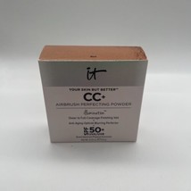 It Cosmetics ~ Cc + Airbrush Perfecting Powder ~ Rich ~ 0.33 Oz Boxed - £15.54 GBP