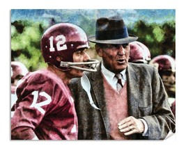 Bear Bryant Football Coach Joe Namath Alabama Crimson Tide College Art P... - $24.99+