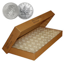 250 Direct-Fit Airtight 38mm Coin Capsules Holders For Canadian Maple Leaf 1 Oz - $65.41