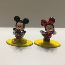 Disney Minnie &amp; Mickey Mouse Metal Nanofigures - £7.40 GBP
