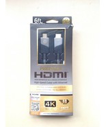 GE 6Ft. Premium HDMI Cable&amp;Ethernet 4K Ultra HD A/V Model 35532 - $188.27 MXN