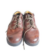 Brown Leather TIMBERLAND PRO rebolt Oxford Shoe Size 9.5 W slip oil resi... - $75.99