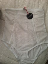 NEW MAGISCULPT white long shapewear pants briefs tummy puller uk16  usa 12 - £12.14 GBP