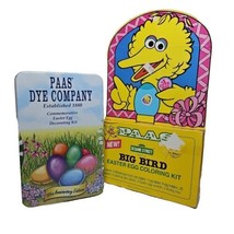 Vtg Paas Easter Egg Coloring Kit Lot 125th Anniversary &amp; Sesame Street M... - £30.99 GBP