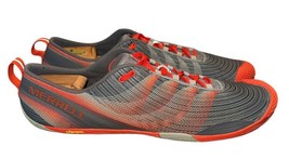 Merrell Vapor Glove 2 Trail Running Shoes Mens 15 Grey Spicy Orange Bare... - $49.95