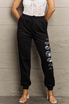 Simply Love Full Size Lunar Phase Graphic Sweatpants - £27.32 GBP