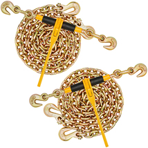 VEVOR Ratchet Chain Binder, 3/8"-1/2" Chains, 9200 lbs Working Capacity,... - $113.90