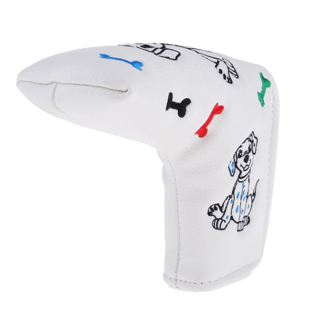 Sporting Waterproof PU Leather Golf Blade Putter Head Cover Headcover Protector  - £23.52 GBP