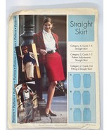 Vintage Sewing Pattern Straight Skirt Misses &amp; Petite Sizes Categories 1... - $13.10 CAD
