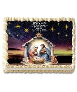 Jesus Is The Reason Nativity Christmas Themed Edible Image Holiday Cake ... - €15,00 EUR