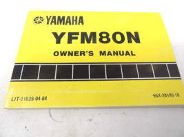 1984 Yamaha YFM80N Badger Owners Manual LIT-11626-04-84 - $296.54 MXN