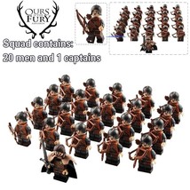 21pcs/set Archers Army of Stark House &amp; Eddard Stark Game of Thrones Minifigures - £25.76 GBP