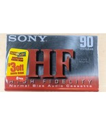 NEW 8 Pack Sony HF 90 Minute Blank Audio Cassette Tapes High Fidelity C-... - £11.06 GBP