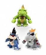 SET OF 3 Super Mario Bros King Koopa BOWSER Plush Toys Stuffed Animals D... - $748.61 MXN
