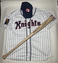 1984 Movie The Natural Roy Hobbs #9 New York Knights Jersey/Hat/Bat Cost... - $133.64