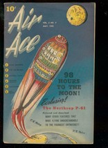 Air Ace V.2 #9 1945-STREET & Smith COMICS-ROCKET Cover Fn - £74.56 GBP