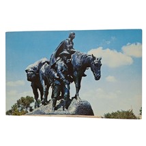 Postcard Pioneer Mother Sculpture Penn Valley Park Kansas City Missouri Chrome - £5.41 GBP