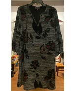 NWT - Luxology Fall Winter Dress Floral Pattern Size 8 - £14.77 GBP